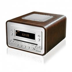 Radio and CD player with leather trim