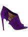 Purple heels sandals in suede