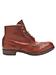 Fur lined men's leather boots